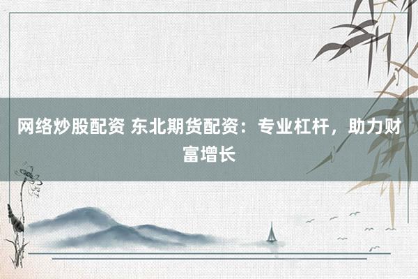 网络炒股配资 东北期货配资：专业杠杆，助力财富增长