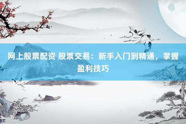 网上股票配资 股票交易：新手入门到精通，掌握盈利技巧