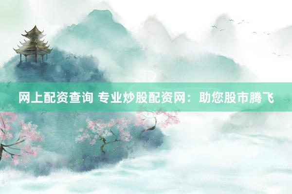 网上配资查询 专业炒股配资网：助您股市腾飞