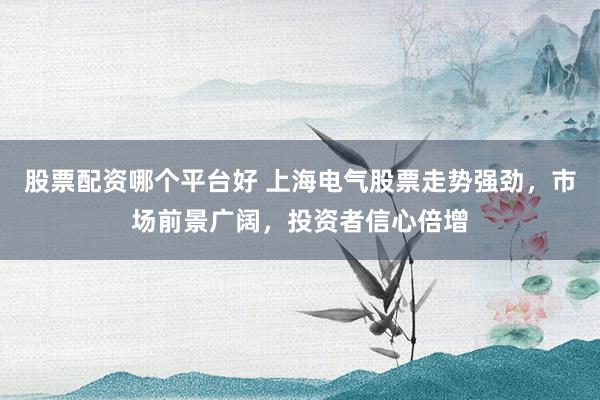 股票配资哪个平台好 上海电气股票走势强劲，市场前景广阔，投资者信心倍增